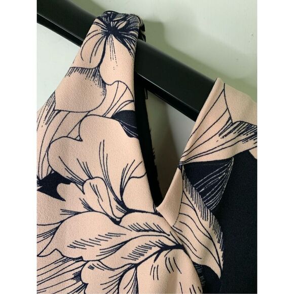 Eliza J floral dress navy women's size 8 NEW NWT - Picture 5 of 7